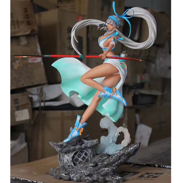 Custom Japanese Anime Figure Sculpture Game Samurai Shodown Character Resin Crafts Statue for Decor