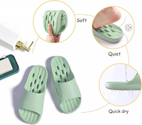 XMISTUO Chaussures de douche et de bain d'été unisexes pour l'extérieur avec trous, séchage rapide, semelle en caoutchouc naturel antidérapante pour piscine, spa, dortoir