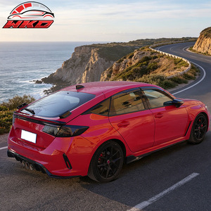 สปอยเลอร์หลังทรง V สีดำเงา สำหรับ Civic FL Type R Hatchback ปี 2022-2026 - Product Image 4