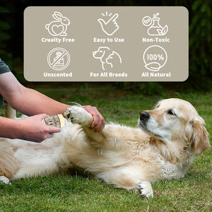 Crème <span class=keywords><strong>de</strong></span> protection à <span class=keywords><strong>la</strong></span> cire pour chiens et chats, hydrate et répare <span class=keywords><strong>les</strong></span> pattements gercés, prévient <span class=keywords><strong>les</strong></span> dommages causés par le pavé chaud, <span class=keywords><strong>la</strong></span> <span class=keywords><strong>neige</strong></span> et le sel, ingrédients naturels - Product Image 4