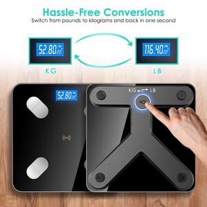 Balance intelligente pour le poids de graisse corporelle Sport Home User Health Bathroom <span class=keywords><strong>Digital</strong></span> <span class=keywords><strong>Weighing</strong></span> Scale - Product Image 4