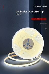 แถบไฟ LED ปรับแสงได้สามสี 24V แถบไฟซิลิโคนอัจฉริยะ ช่องอลูมิเนียมแบบเส้นตรง แถบไฟ COB สร้างบรรยากาศ - Product Image 6