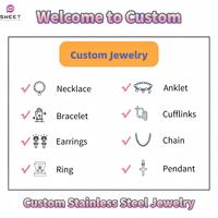 Bijoux en acier inoxydable sur mesure 316L, fabrication OEM ODM, collier, bague, bracelet, placage PVD, logo personnalisé, fabricant en gros