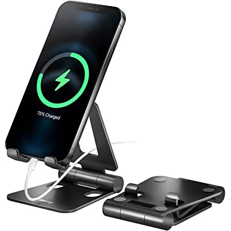 Ultimate Stability Universal Foldable Metal Flexible Cell Portable Adjustable Aluminum Premium Mobile Phone Holder Stand
