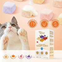 Friandises d'entraînement en format individuel, friandises pour chiens et chats lyophilisées, saveur yaourt au lait de chèvre, gouttes de friandises au yaourt pour chiens et chats