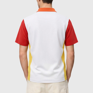 Camisa Polo para Mujer con Bloques de Color, Manga Corta, Cuello, Uniforme de Trabajo, Logotipo Personalizado - Product Image 4