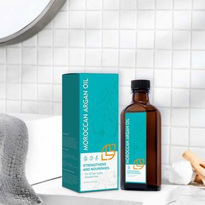 Aceite de Argán de Marca Privada para el Cabello, Sérum para el Tratamiento del Cuero Cabelludo, Hidratación Profunda, Nutre el Cuero Cabelludo y el Cabello, Deja el Cabello Suave y Sedoso - Product Image 1