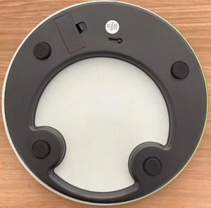 180KG Runde Orange Wassermelonen-Zitronen-Muster 280MM Glas LCD Digitale Badezimmerwaage Körperwaage - Product Image 2