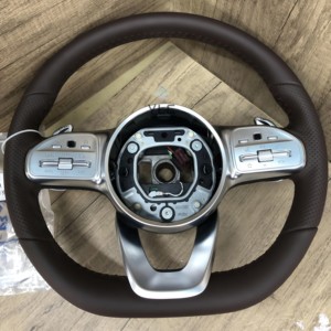 <span class=keywords><strong>Volant</strong></span> en cuir suédé pour <span class=keywords><strong>voiture</strong></span>, directement de l'usine YLC, pour <span class=keywords><strong>Mercedes</strong></span> Benz W204 W205 W167 W213 W222 W207, <span class=keywords><strong>volant</strong></span> en fibre de cuir - Product Image 1