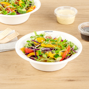 Cuencos biodegradables de 12oz, desechables, a prueba de fugas, para comer, Pasta, sopa, ensalada, caña de azúcar, bagazo, colección extensa para llevar - Product Image 4