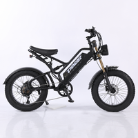 Vélo électrique tout-terrain puissant à gros pneus 20 pouces 4.0, double suspension, batterie lithium 48V 750W - Offre Spéciale