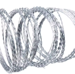 Производители: Оцинкованная и нержавеющая стальная колючая проволока 12.5X14 для ограждений, конкурентные цены на рулоны стальной проволоки - Product Image 2