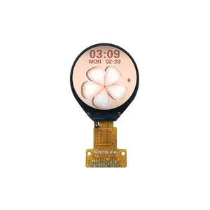 Smallest Circular LCD Screen 0.71inch 160*160 Round Watch TFT LCD Display Mini Size 0.7inch GC9D01 SPI Circle LCD Module Factory