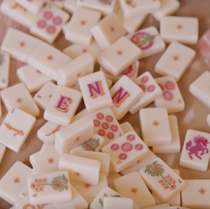 Juego de Fichas de Mahjong Acrílicas Portátiles Modernas Wild Mare Desert Rose |   PRE-ORDENAR Foto Real del Producto - Product Image 2