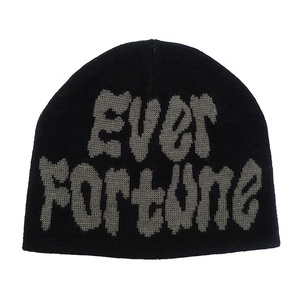 <span class=keywords><strong>Bonnet</strong></span> réversible en tricot jacquard double face, doux, en acrylique, pour homme et femme, style streetwear, idéal pour l'extérieur - Product Image 4