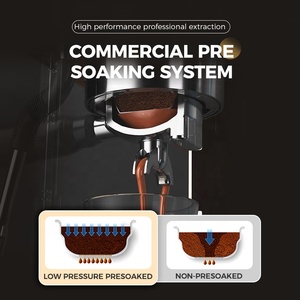 Cafelffe vận chuyển từ Đức quán cà phê Cappuccino Latte Mocha bình sữa bán tự động thép không gỉ <span class=keywords><strong>Espresso</strong></span> Máy pha cà phê - Product Image 5