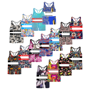 OEM Wholesale Custom ETH <b>Boxers</b> and Bras <b>Polyester</b> Underwear Set Women Bra and Short Girl Women Sets Underwear <b>Boxers</b> - Product Image 3