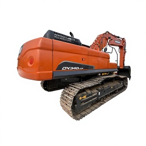 Excavadora de cadenas Doosan DX340LCA de 34 toneladas usada, con motor Cummins de servicio pesado y bomba hidráulica Kawasaki - Product Image 1