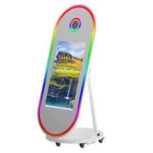 Bán buôn xách tay lớn Selfie ma thuật gương Photo Booth màn hình cảm ứng Led khung Tương thích với máy ảnh - Product Image 3