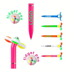 <b>Creative</b> Decompression Rotating Ballpoint Pen Custom Logo for Promotion - Product Image 3