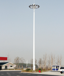 Projecteur LED pour stade/terrasse avec couverture de 15 à 30 m + poteau lumineux en acier de 100 W/500 W/1000 W - Qualité supérieure - Product Image 2
