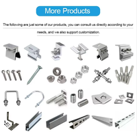 Supports de montage solaire en acier cornière, profilés en C et en Z, galvanisés à chaud et en ZAM, supports de tuyaux antisismiques – Approvisionnement direct usine