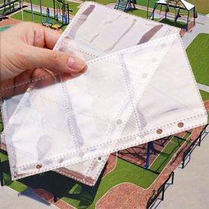 Fundas transparentes para tarjetas de juegos deportivos, páginas para álbumes de fotos, fundas para tarjetas coleccionables de PP con 6 anillas, carpeta con 1 bolsillo - Product Image 2
