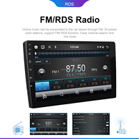 Podofo 9 ''Android Car Stereo 4 + 64G sans fil Carplay Android Auto pour Mitsubishi Eclipse Cross 2018-2020 IPS DSP GPS RDS WIFI