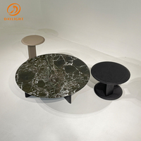 Table basse en marbre naturel, design moderne minimaliste, best-seller, pour salon
