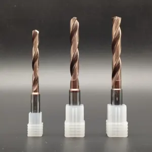 Brocas de Carburo para Centrar y Brocas Helicoidales 3xd 5xd 8xd con Orificios de Refrigeración, Acabado de Óxido Negro para Perforación de Metal - Product Image 1