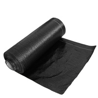 Toile de paillage tissée en PP, bâche anti-mauvaises herbes en plastique pour jardin et agriculture