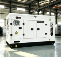 Generador de Energía Diésel Super Silencioso e Insonorizado de 20kW, 30kW, 50kW con Cubierta Resistente a la Intemperie
