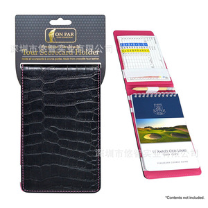 Cuaderno de Puntuaciones de Golf de Cuero PU, Cubierta para Puntuaciones de Golf, Accesorios de Golf - Product Image 4