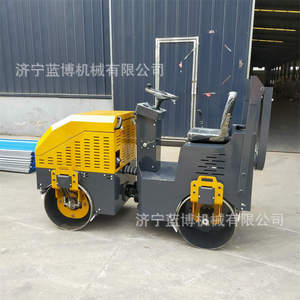 Rodillo Vibratorio Compacto de Doble Tambor de 900 mm de Ancho, Equipo de Construcción de Carreteras para la Compactación de Asfalto y Suelo - Product Image 3