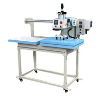 Machine de presse à chaud pour t-shirts, machine de marquage à chaud pour cuir, machine de gaufrage 3D pour tissus