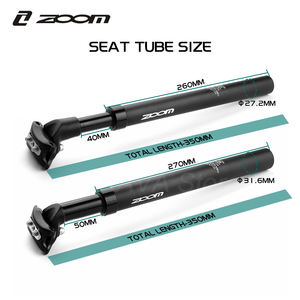 عمود مقعد دراجة <span class=keywords><strong>ZOOM</strong></span> SPS-405 مقاس 27.2/31.6*350 مم مع نظام تعليق لامتصاص الصدمات أثناء ركوب الدراجات - Product Image 4