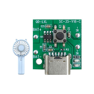 Ajustbale tốc độ Mini Túi Xách Fan <span class=keywords><strong>board</strong></span> mạch pcba phần cứng chế tạo lắp ráp nhà máy - Product Image 2