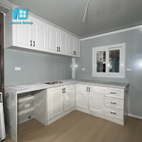 Maisons conteneurs extensibles à vendre, fournisseur chinois, maisons modulaires détachables avec salle de bain, cuisine et salon