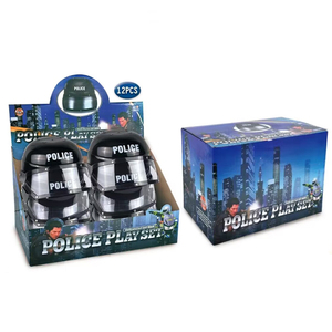 Jouet pour enfant garçon, casque de <span class=keywords><strong>police</strong></span>, jouets de <span class=keywords><strong>police</strong></span> en plastique pour enfants - Product Image 4