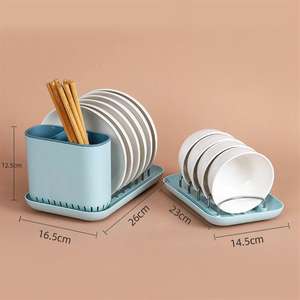 ชั้นวางเครื่องใช้ในครัวชั้นวางชามเก็บช้อนส้อมชั้นวางตะเกียบอเนกประสงค์ - Product Image 3