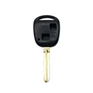 2 כפתור מרחוק רכב מפתח מקרה כיסוי מעטפת דיור עבור טויוטה קורולה RAV4 לנד קרוזר פריוס יאריס אוטומטי מפתח