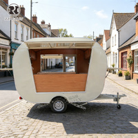 Remorque à Barbe à Papa Créative Homologuée DOT, Cuisine Mobile Flexible pour Expresso, Camion de Restauration Extérieur pour Crêpes