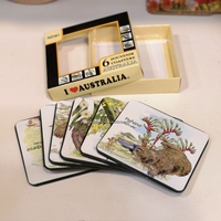 Sous-verres en bois ronds et carrés personnalisés de haute qualité, avec support en liège, en MDF, pour boissons, ensemble de sous-verres carrés en bois