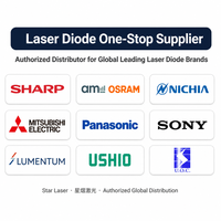 Diode laser rouge SHARP GH0631IB2GC 638nm 185mW 5,6mm, boîtier CAN, mode TE pour scanner de codes-barres, capteur optique
