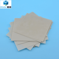 99% haute pureté personnalisé AIN substrat céramique de nitrure d'aluminium produits électroniques haute performance dissipation thermique gratuite