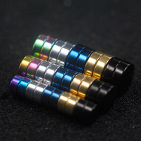 1 Paire de Boucles d'Oreilles Simples Punk Rondes Magnétiques pour Hommes et Femmes en Acier Inoxydable, Sans Perçage, Faux Dilatateurs, Bijoux