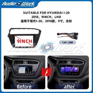 <span class=keywords><strong>Precio</strong></span> al por mayor: Marco de radio para coche Android impermeable de 9 pulgadas para <span class=keywords><strong>Hyundai</strong></span> i20 2018 (LHD) - Product Image 2