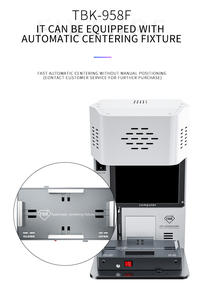 Machine laser à fibre PLC 20W TBK958F avec extracteur de fumée intégré, mise au point automatique, pour dépose de vitre arrière d'<span class=keywords><strong>iPhone</strong></span>, gravure DIY, marqueur, garantie 1 an - Product Image 4