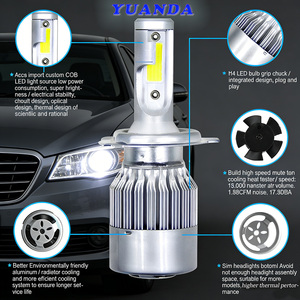 H4 4ด้านเลเซอร์72W โปรเจคเตอร์จักรยาน LED 360 Canbus ไฟหน้า LED ความสว่างสูง7 H13 12V 6000K คลาสสีฟ้า12V - Product Image 6