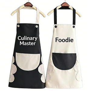 Nouvel Tablier Imperméable et Anti-Taches pour Adulte, Femme et Homme, pour Cuisine, Usage Domestique et Professionnel, Sans Manches, Imprimé - Product Image 1